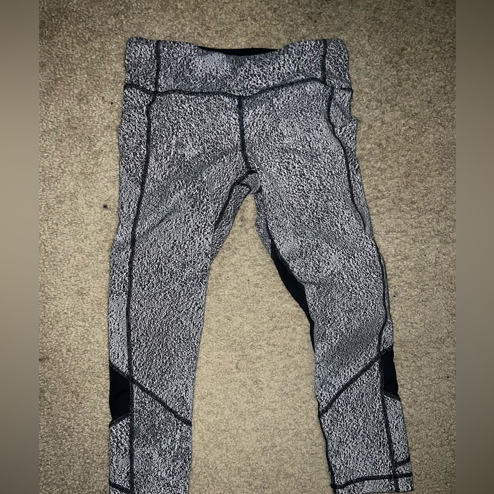 lululemon athletica Black and White Leggings